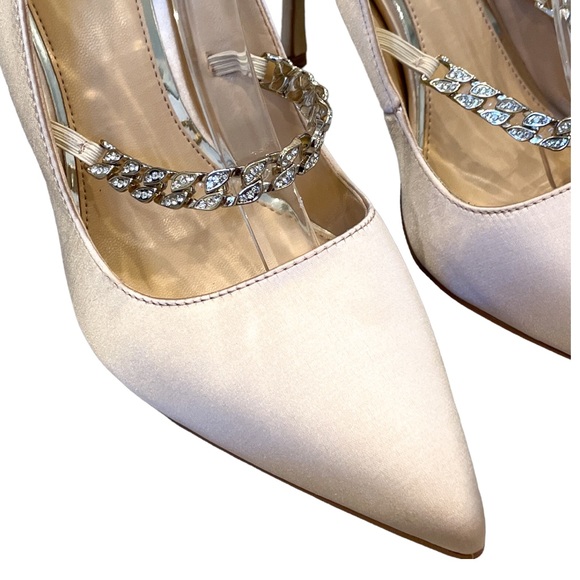 JEWEL BADGLEY MISCHKA Women's Jaden Mary-Jane Pump in Champagne - 9 M - Picture 2 of 10